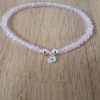 zilveren rozenkwarts armband