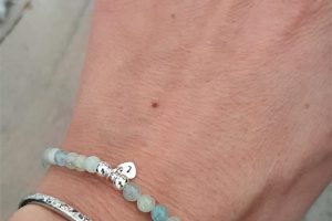 aquamarijn armbandje