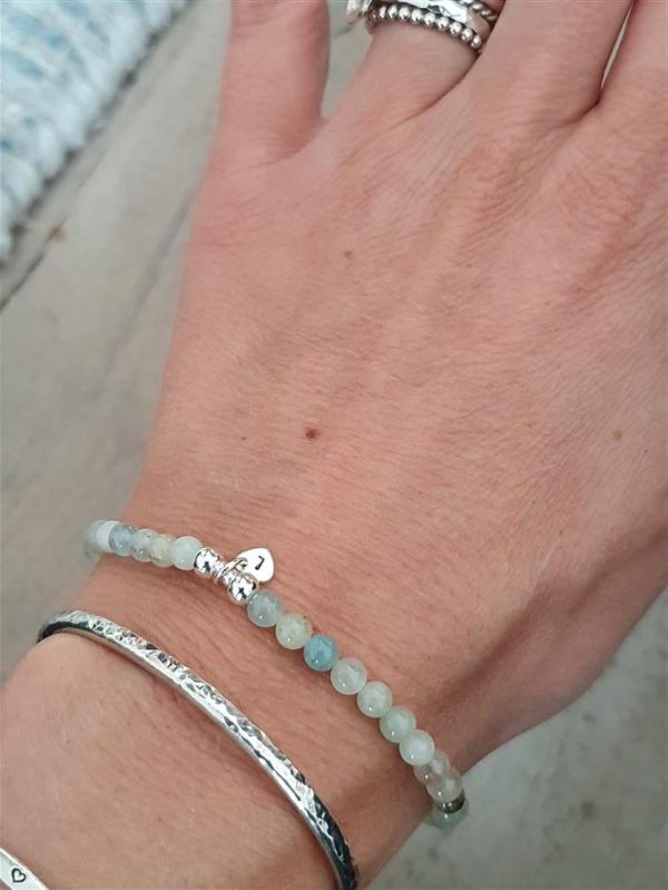 aquamarijn armbandje