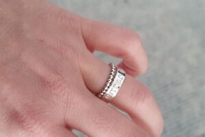 zilveren ring