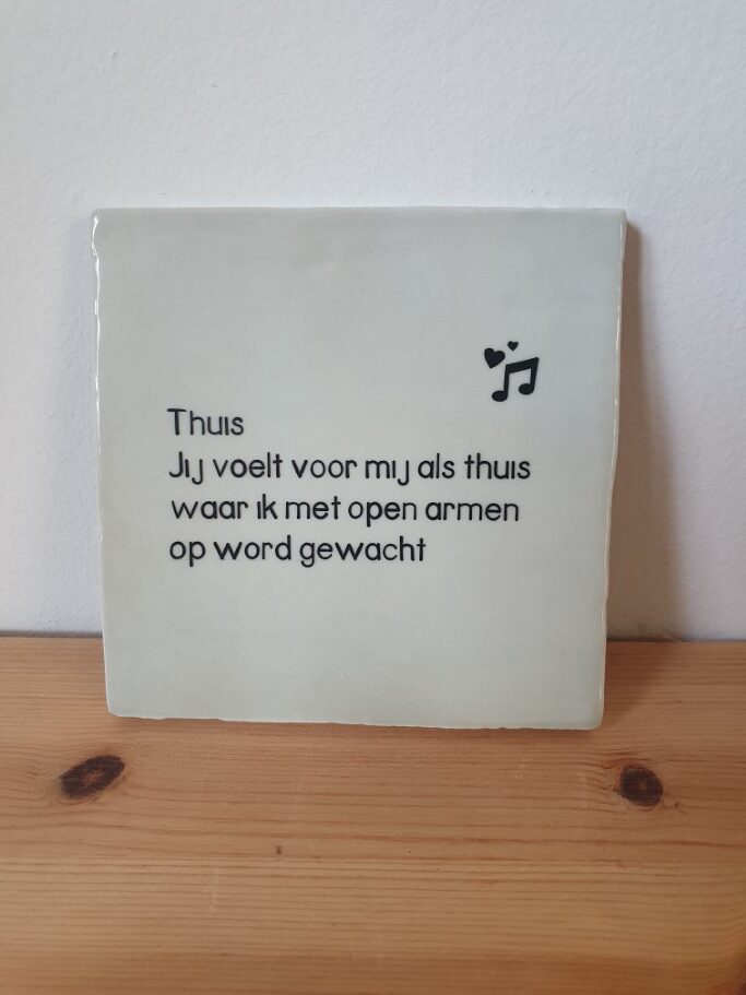 Geef je eigen tekst door.