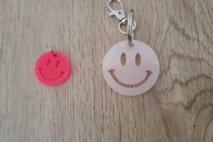 smiley sleutelhanger