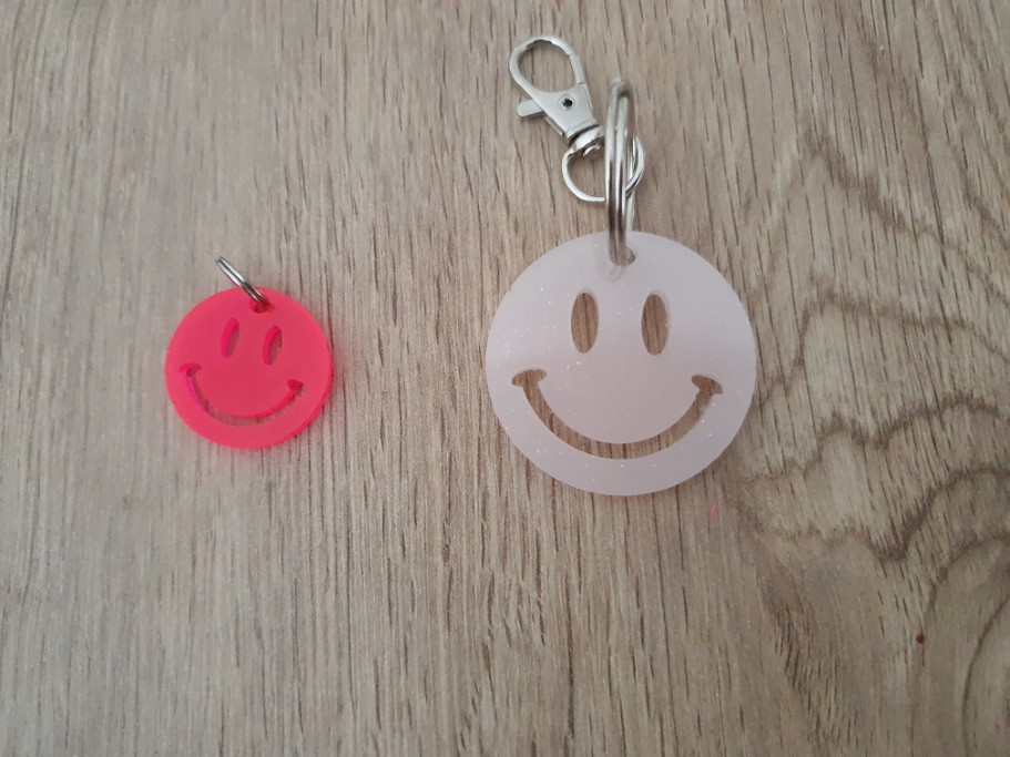 smiley sleutelhanger